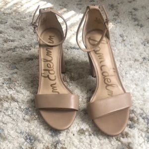 Sam Edelman Nude Yaro Block Sandal